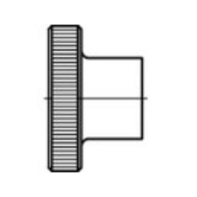 TOOLCRAFT TO-5447925 Kartelmoeren M4 DIN 466 Messing 100 stuk(s)