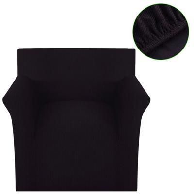 vidaXL bankhoes stretch bruin polyester ribstof