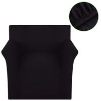 vidaXL bankhoes stretch bruin polyester ribstof - thumbnail