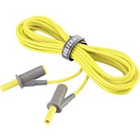 VOLTCRAFT MSB-501 Veiligheidsmeetsnoer Banaanstekker 4 mm Banaanstekker 4 mm 5.00 m Geel 1 stuk(s) - thumbnail