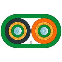 Siemens 6XV18736AH30 Glasvezel Optische vezel Aansluitkabel 50/125 µ Multimode OM2 - thumbnail