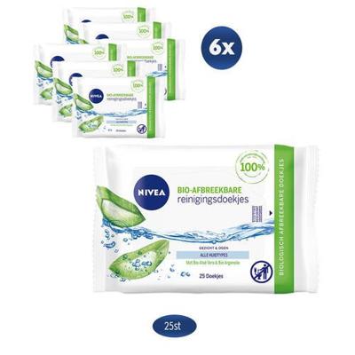 Nivea Nivea Reinigingsdoekjes Bio Aloe Vera 25 stuks