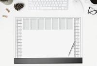 Sigel H6365 Bureau onderlegger Papier Weekplanner Met beschermflap (b x h) 59.5 cm x 41 cm 2026, 2027 40 vellen - thumbnail