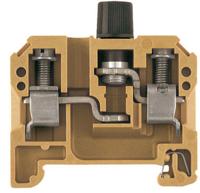 Weidmüller 0501600000 Zekering-serieklem Schroeven Donkerbeige 20 stuk(s) - thumbnail