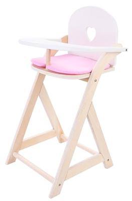 Poppenstoel Roze/Wit