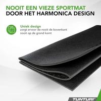 Tunturi Outdoor Fitnessmat l zwart l 120 x 61 x 0.6 cm - thumbnail