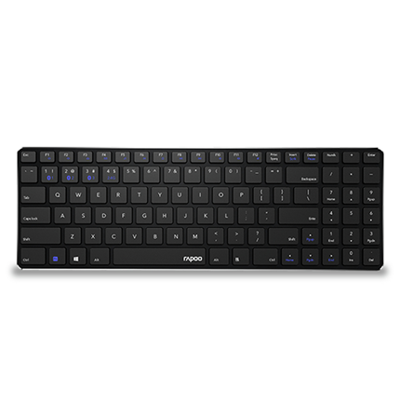 Rapoo Toetsenbord Mm Slim Zwart E9100m