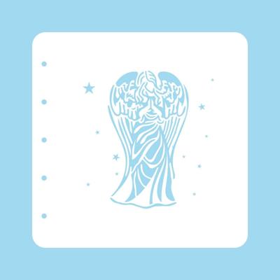 Nellie's Choice • christmas time stencil angel