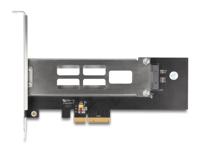 Delock 47028 Mobile Rack PCI Express-kaart voor 1 x M.2 NVMe SSD - Low Profile Form Factor - thumbnail