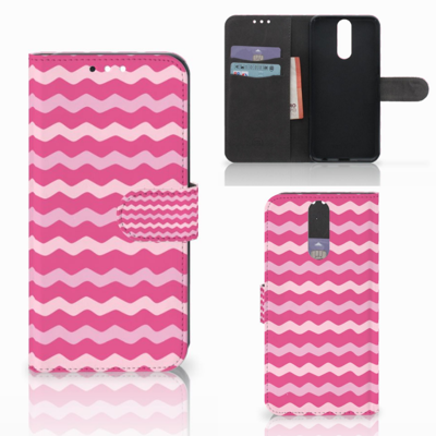 Huawei Mate 10 Lite Telefoon Hoesje Waves Pink Huawei Mate 10 Lite Telefoon Hoesje Waves Pink
