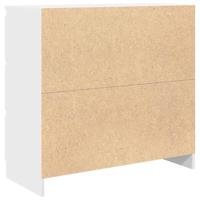 Dressoir 80x35x76 cm spaanplaat wit - thumbnail