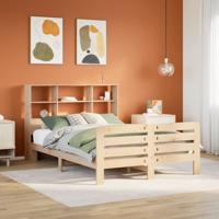 Bedframe zonder matras massief grenenhout 150x200 cm - thumbnail