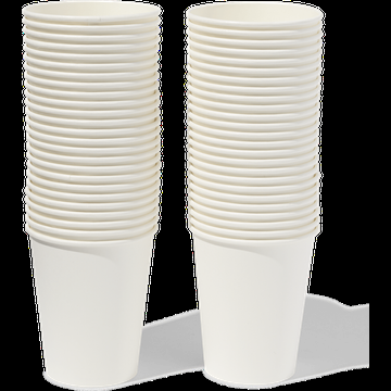 HEMA Bekers wit - 50 stuks