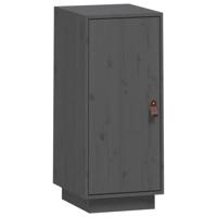 Dressoir 34x40x75 cm massief grenenhout grijs - thumbnail