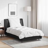 Dekbed Set met kussen 2 pcs Wit Microfibre - thumbnail