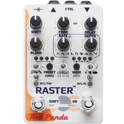 Red Panda Raster 2 digitale delay met pitch- en frequency shifter