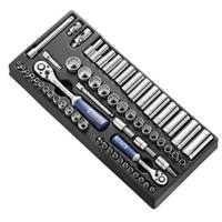 Expert by Facom Module Doppen en Toebehoren | 1/4" - 3/8" | 62-delig - E034853 - thumbnail