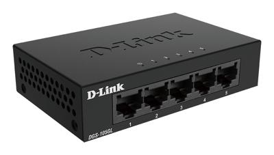 D-Link DGS-105GL/E DGS-105GL/E Netwerk switch 5 poorten 1 GBit/s