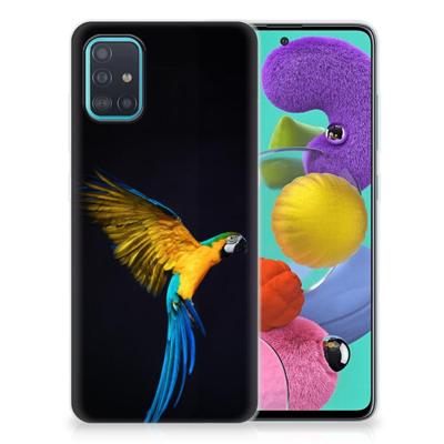 Samsung Galaxy A51 | TPU Hoesje | Papegaai
