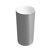 Vrijstaande Waskom Zydra Florida 39x39 cm Titanio - thumbnail