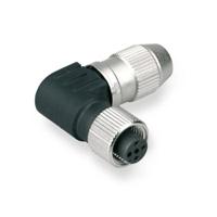 Weidmüller 1812890000 Sensor/actuator connector, niet geassembleerd M12 Aantal polen (sensoren): 4 Bus, haaks 1 stuk(s) - thumbnail