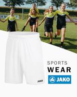 JAKO 4400D Short Manchester 2.0 Dames - Wit - 38-40 - thumbnail