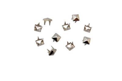 Vaessen Creative • studs vierkant 6mm 10pcs silver