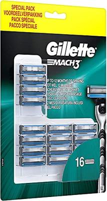 Gillette Mach3 Scheermesjes 16 stuks - thumbnail