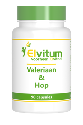 Elvitum Valeriaan en hop 90 Capsules