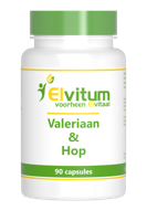 Elvitum Valeriaan en hop 90 Capsules - thumbnail