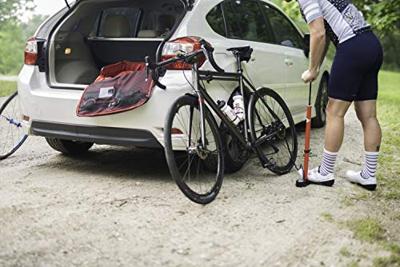 SILCA hogedruk pomp "pista" floor pump pista red - thumbnail