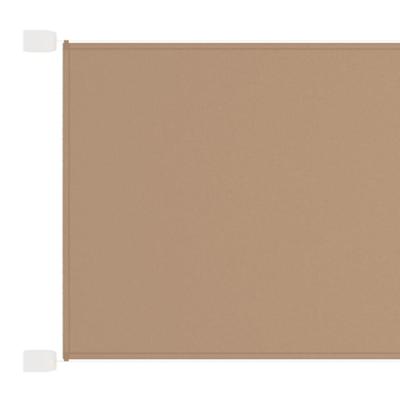 Luifel verticaal 100x1200 cm oxford stof taupe