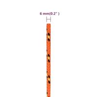 VidaXL Boottouw 6 mm 250 m polypropyleen oranje - thumbnail