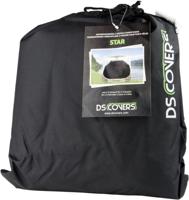 DS Covers Hoes ds star fietsdrager z/gevarenbordhouder zw - thumbnail