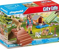 Playmobil city life cadeauset hondentrainster 70676 - thumbnail