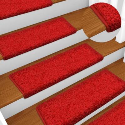 VidaXL Trapmatten 30 st 65x21x4 cm rood rechthoekige rand VidaXL Trapmatten 30 st 65x21x4 cm rood rechthoekige rand