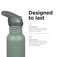 Klean Kanteen Drinkfles - classic narrow - sportdop met flip - sea spray - 532 ml - thumbnail
