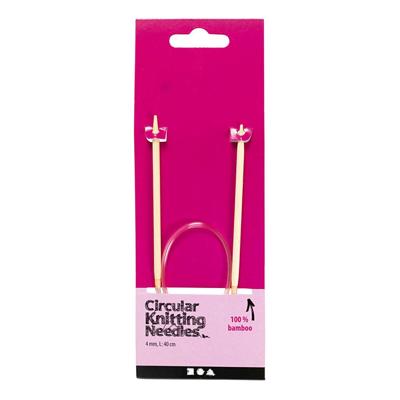Creativ Company Rond breinaalden 4 mm, 40cm
