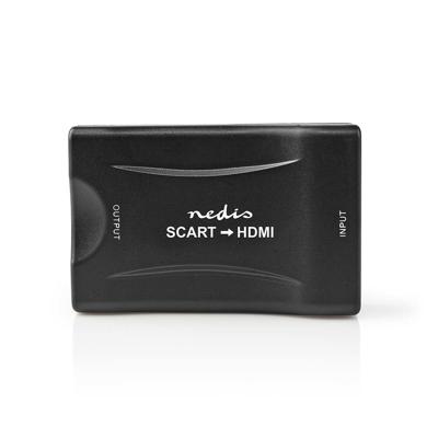 HDMI-Converter | Scart Female | HDMI Input | 1-weg | 1080p | 1.2 Gbps | ABS | Zwart