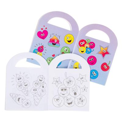 Duckiez Kleurboekje met stickers lachgezicht