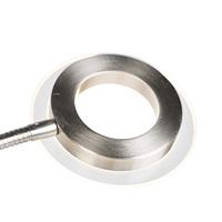 QAZQA Moderne vloerlamp staal en glas incl. LED met leesarm - Divine - thumbnail