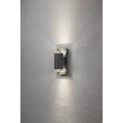 KonstSmide Up en downlightPotenza 22cm antraciet - 7987-370