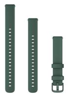 Garmin Lily 2 (14mm) Bandje, alleen Geschikt voor Lily 2 Standard, Active en Classic series, Originele accessoire, Silicone, Jasper Green and Jasper Green Hardware - thumbnail