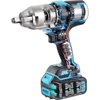 HAZET Mini accu-slagmoersleutelset · 18 Volt 9212M-1/4 · Losdraaimoment maximaal [Nm]: 270 Nm · 1/2 inch (12,5 mm) vierkant massief · 4-delig - thumbnail