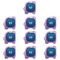 10 STKS camera lens cover voor Galaxy J6 (2018) (paars) - thumbnail