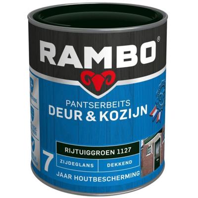 Rambo Pantserbeits Deur & Kozijn Zijdeglans Dekkend 750 ml - Rijtuiggroen
