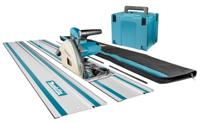 Makita SP6000J1X2 Invalcirkelzaag 230V in Mbox + 2x Geleiderail 1500mm + Foudraal + Koppelstripset - thumbnail