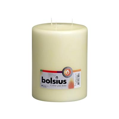 Bolsius stompkaars mammoet 15x20 cm ivoor