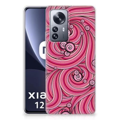 Xiaomi 12 Pro | Hoesje maken | Swirl Pink Xiaomi 12 Pro | Hoesje maken | Swirl Pink