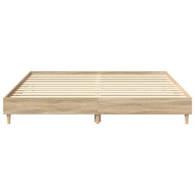 Bedframe zonder matras hout sonoma eikenkleurig 180x200 cm